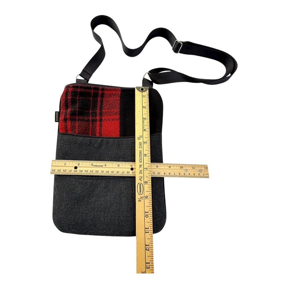 Baabaazuzu Upcycled Patchwork Wool Adjustable Cro… - image 3